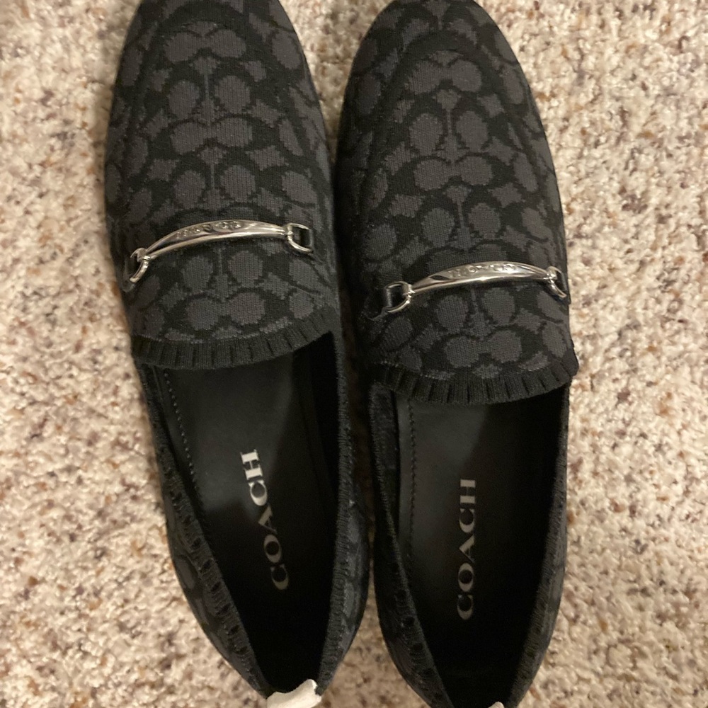 Black Coach Loafers 9